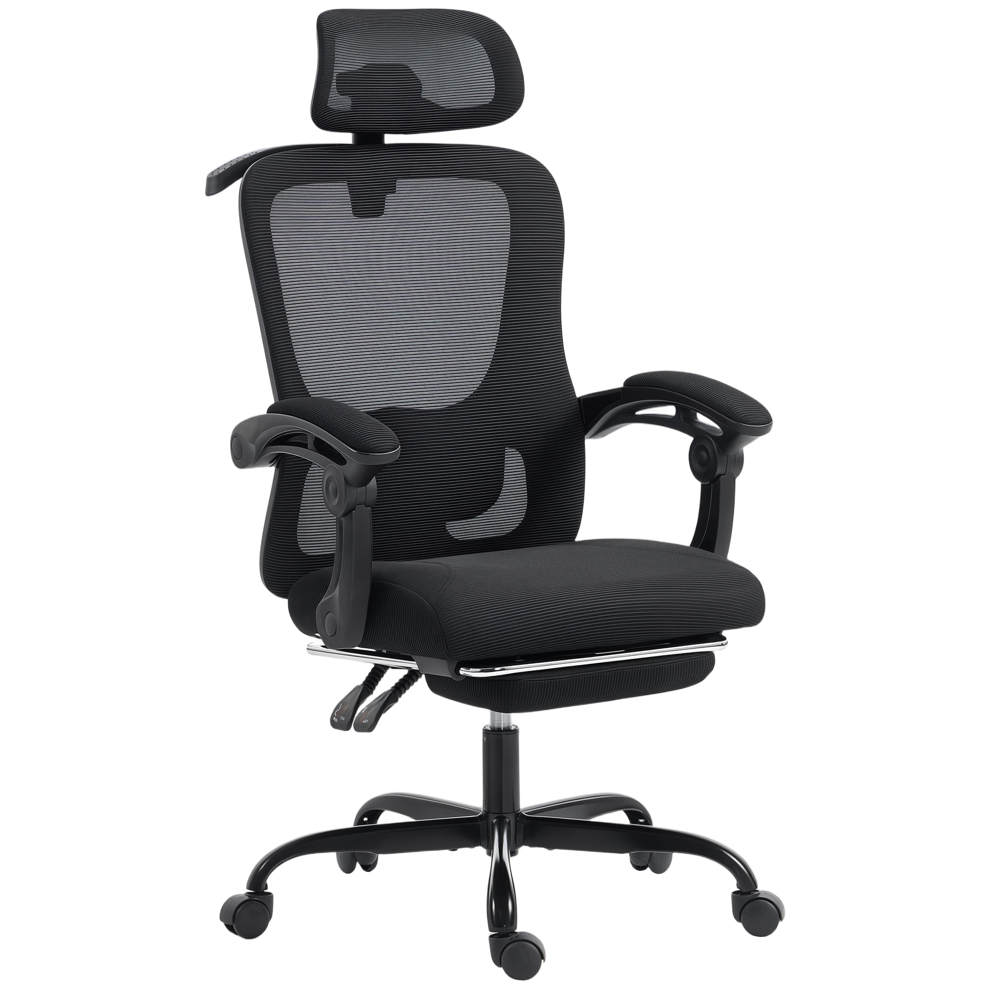 Chaise de bureau Maille (100 % polyester), HOMCOM