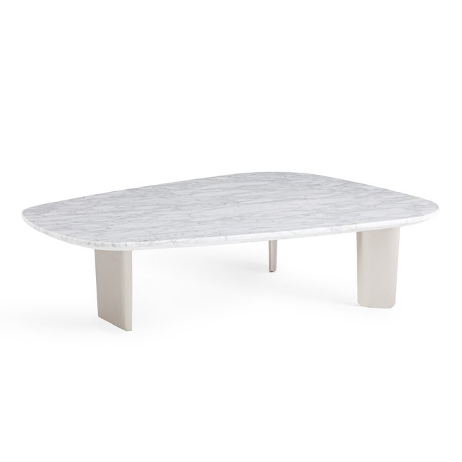 Table basse, marbre blanc, Dolmena Couleur marbre blanc <span itemprop=