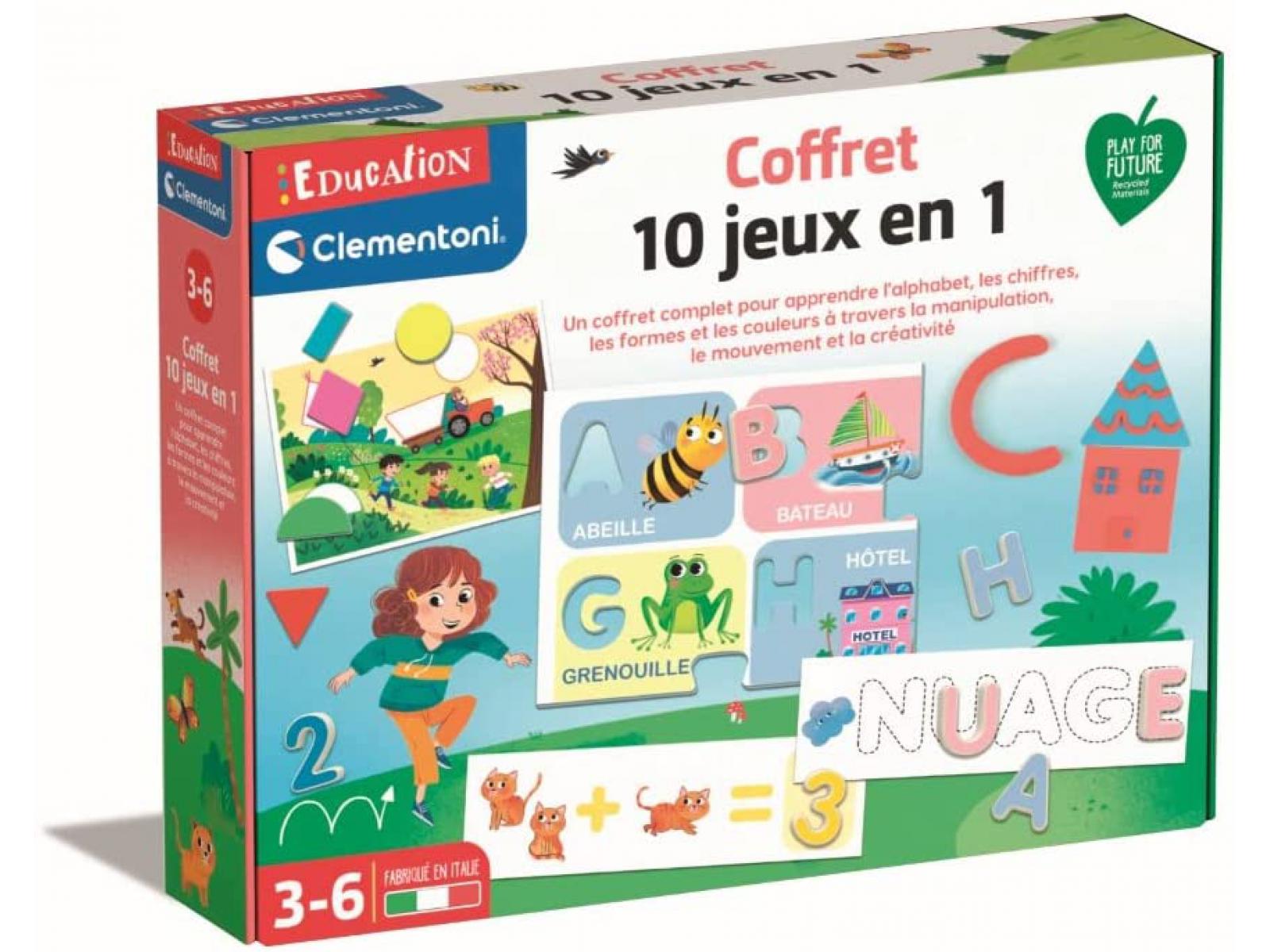 Coffret 10 jeux en 1, CLEMENTONI