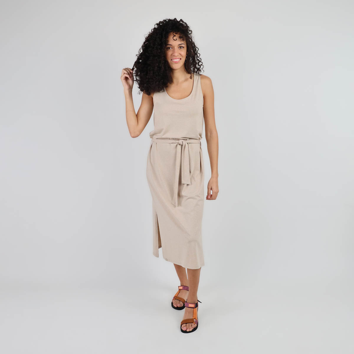 Robe débardeur ceinturée jersey draft Oxbow | La Redoute