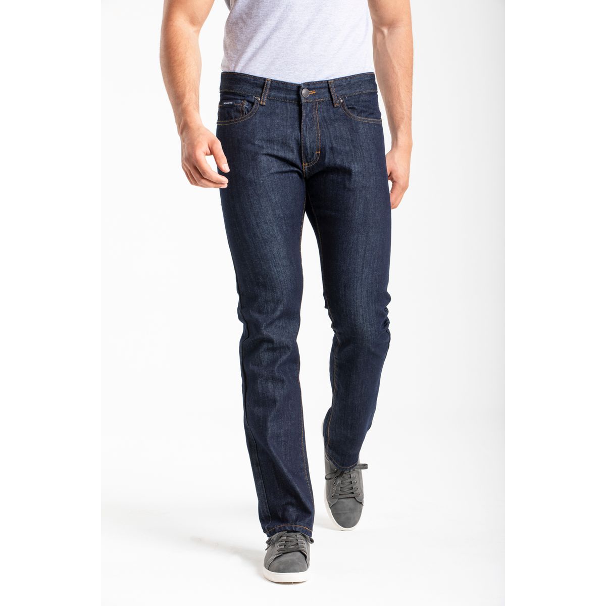 Rica Lewis Jeans Femme Coupe Droite Taille Haute Denim Stretch Brut Zelda – 5 Poches