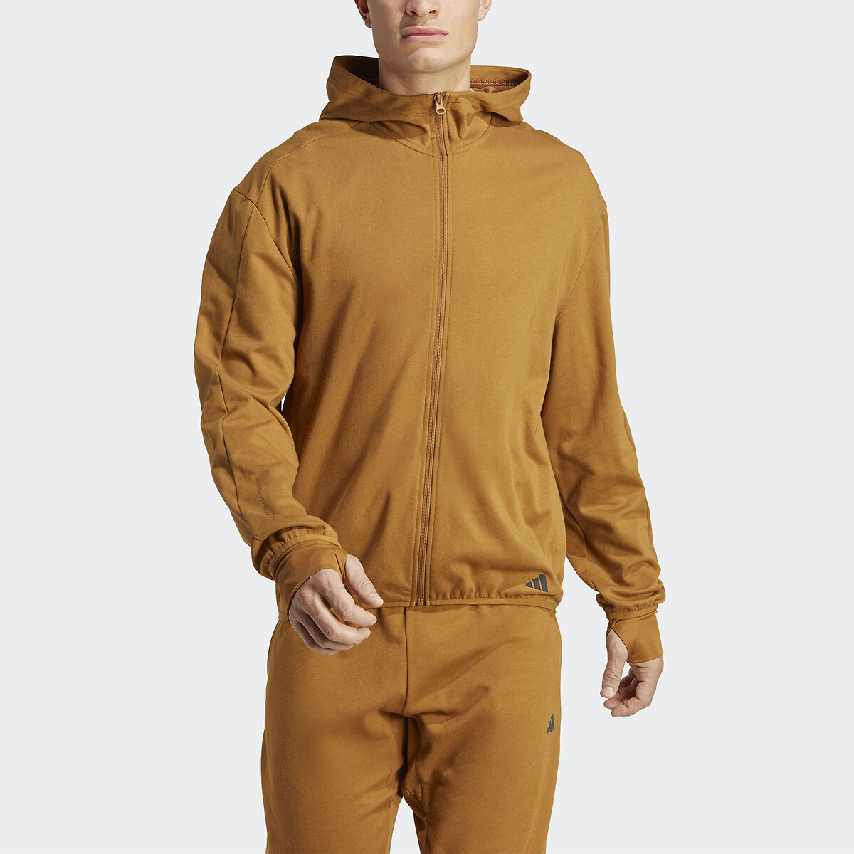 Yellow adidas zip new arrivals hoodie