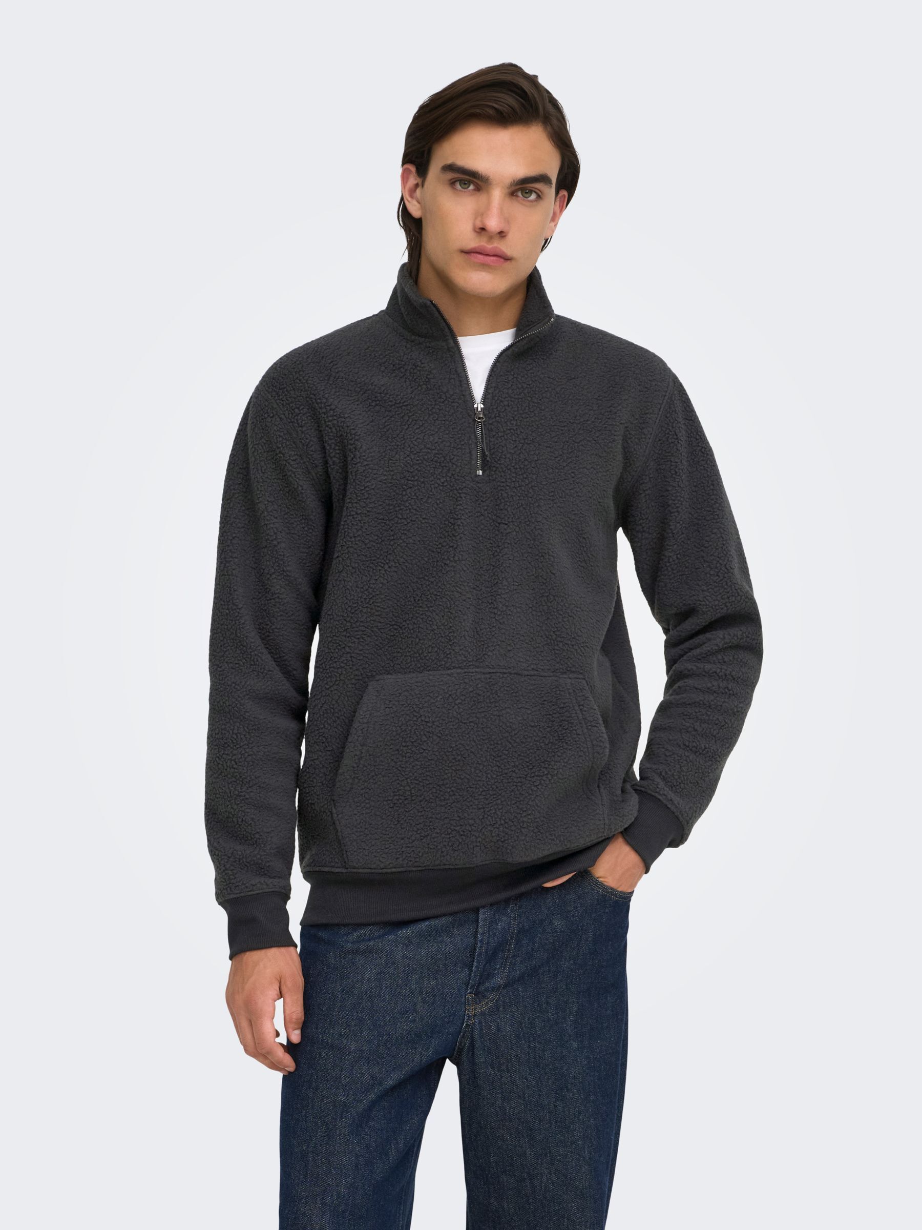 Sweat-Shirt En Polaire, ONLY & SONS