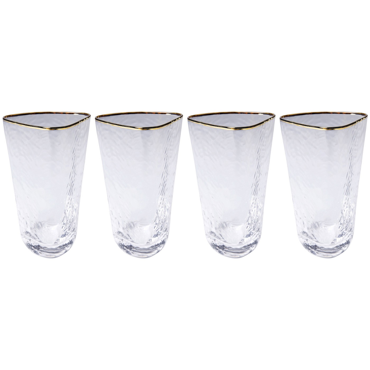 Lot de 4 verres hauts, HOMMAGE, KARE DESIGN