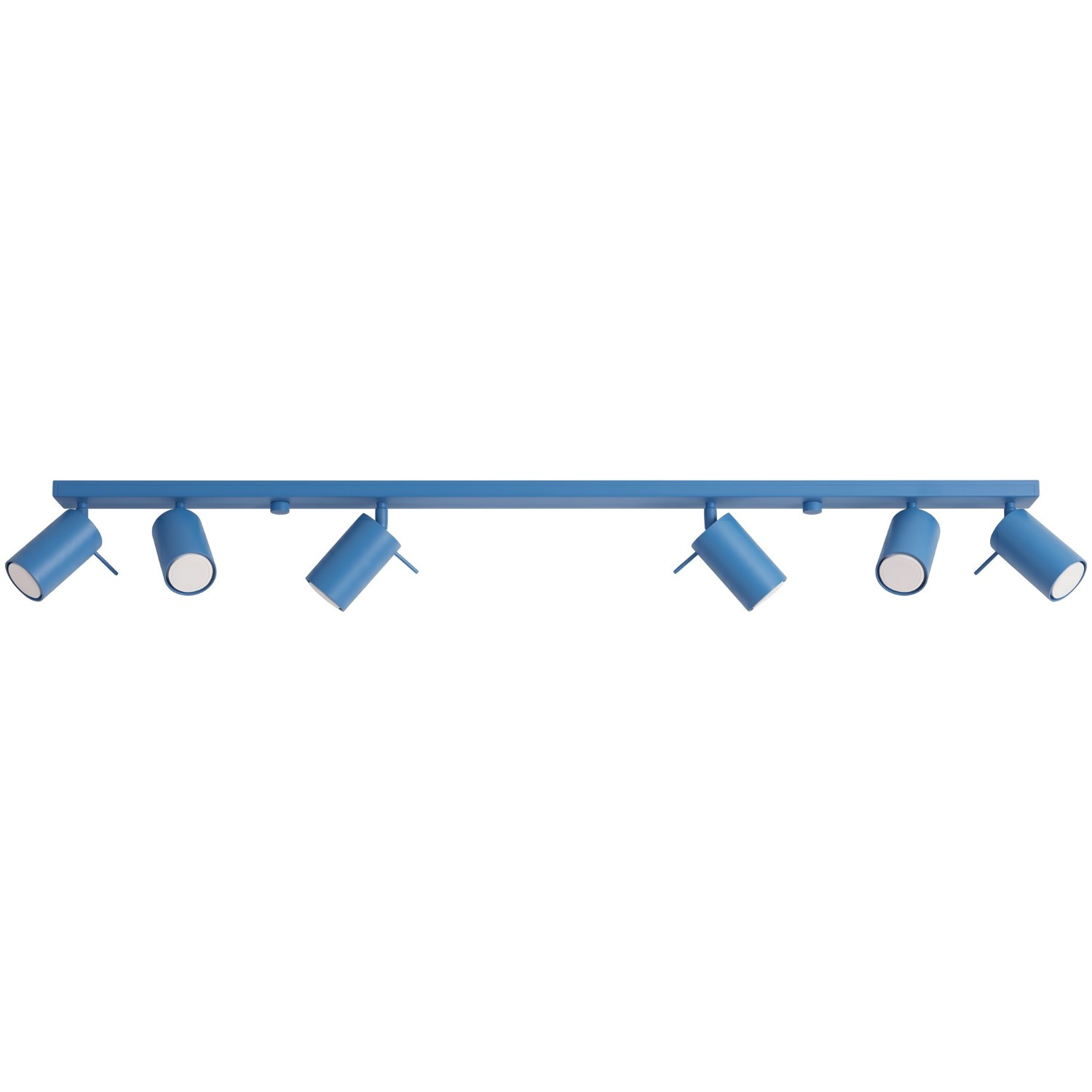Plafonnier Acier Bleu GU10 6 RING, EDEN