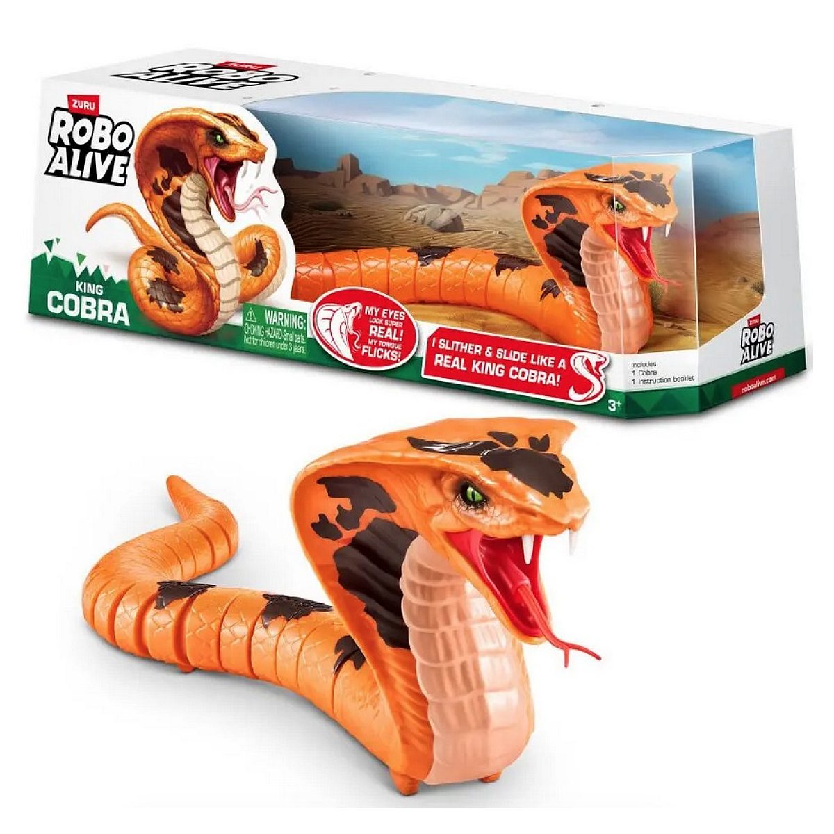 Robo alive Le cobra royal, ZURU