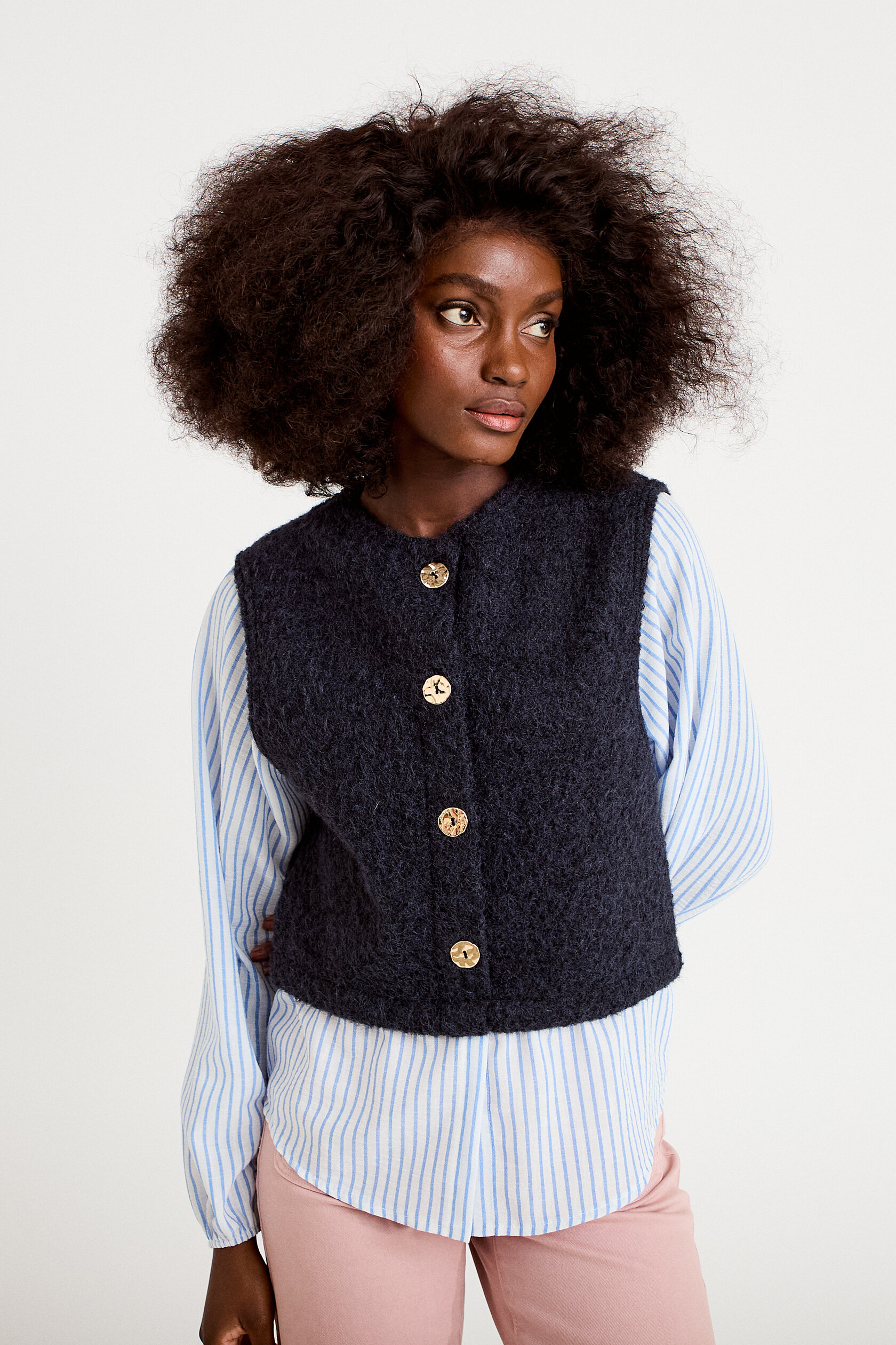 Pull chemise 2-en-1, CACHE CACHE
