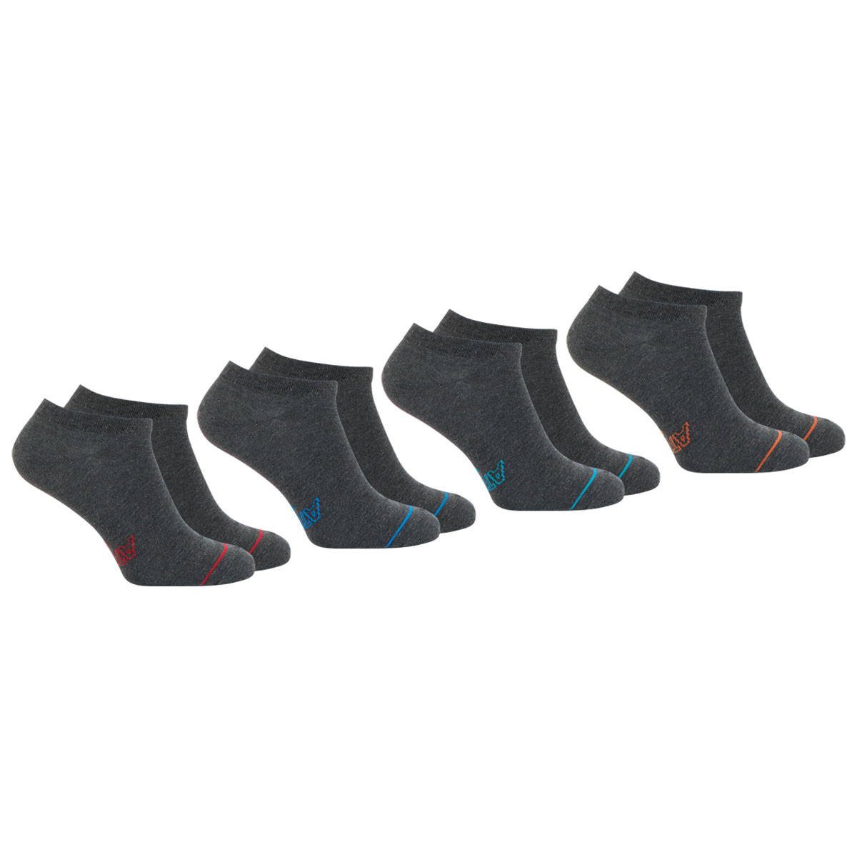 Lot de 4 socquettes unies, ATHENA