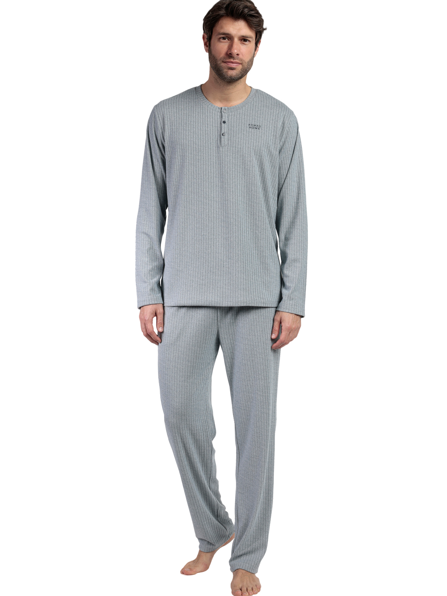 Pyjama pantalon top manches longues Supersoft, ADMAS