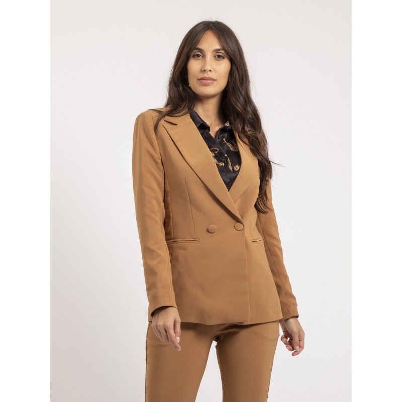 Blazer camel femme La Redoute