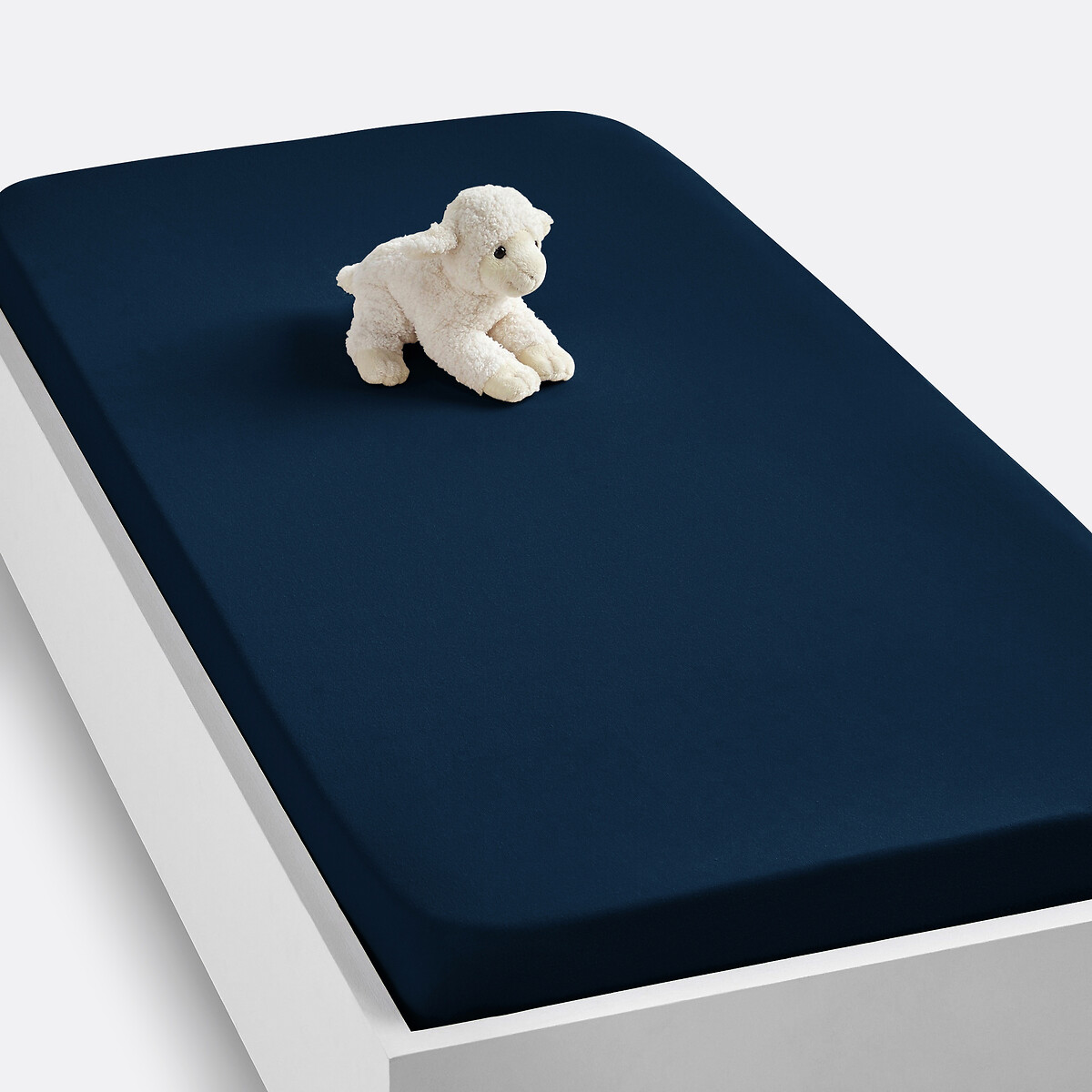 Hoeslaken babybed in effen jersey, Scenario
