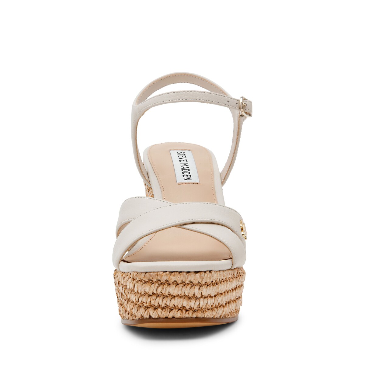 Steve Madden Sandalias de cuña de piel Cylo-E — photo 4