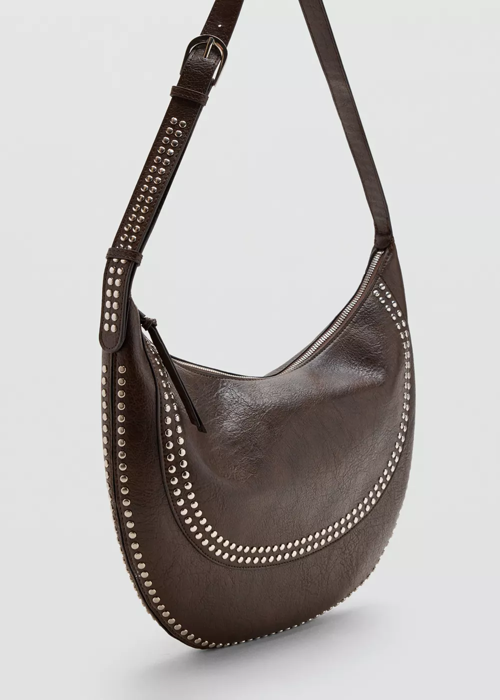 Sac porté épaule clouté, MANGO