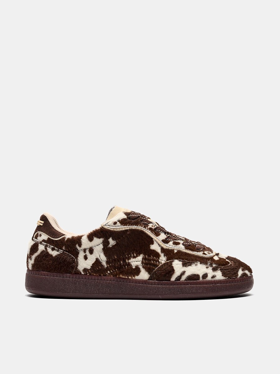 Sneakers PARK COW PRINT BROWN