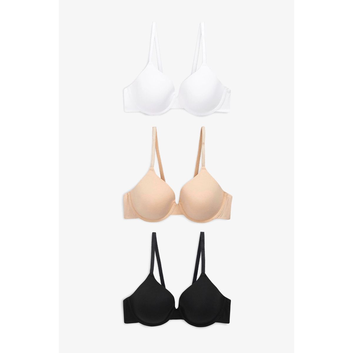 Soutien-gorge confort en coton, lot de 3, NEXT