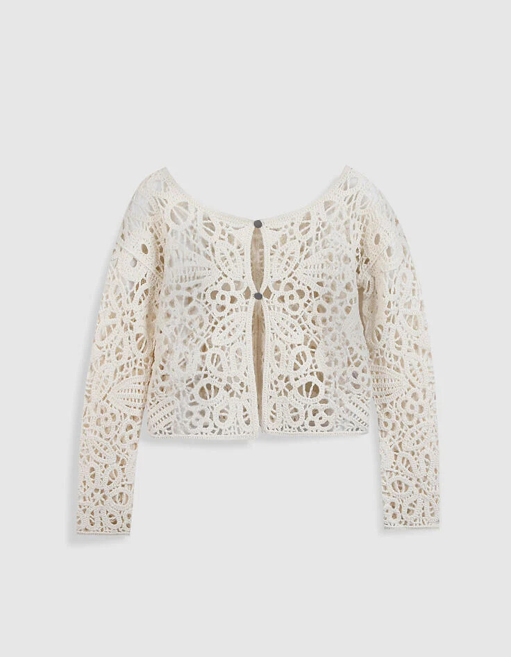 Cardigan en crochet , IKKS
