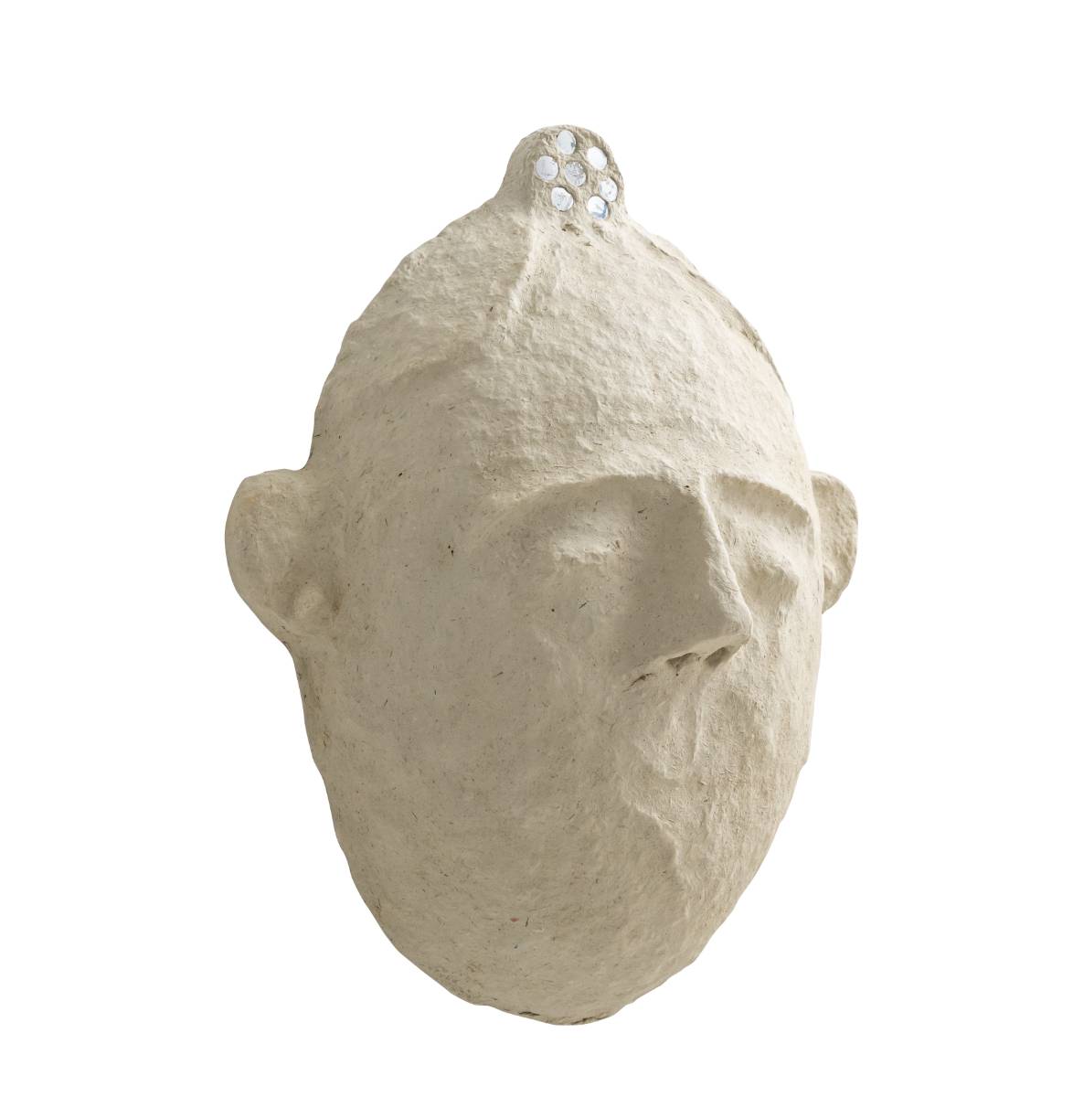 Masque en papier mâché ANTOINE, MADE IN MEUBLES