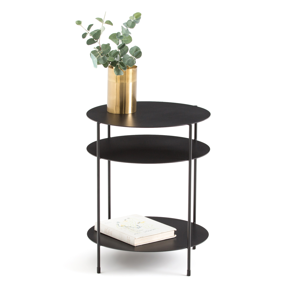 Product photograph of Hiba 3-tier Side Table from La Redoute UK.