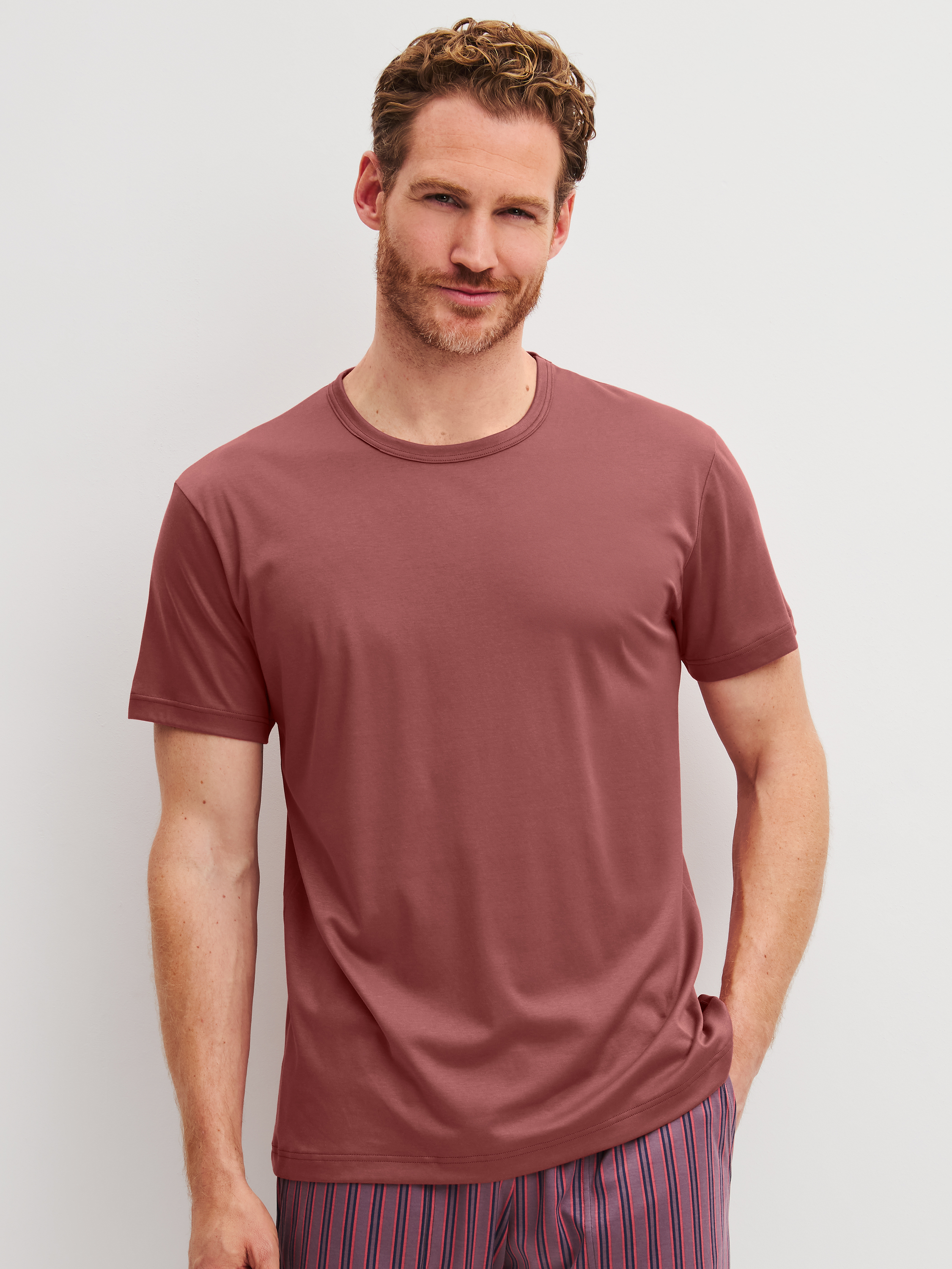 T-shirt manches courtes Coton RMX SLEEP FREE, CALIDA