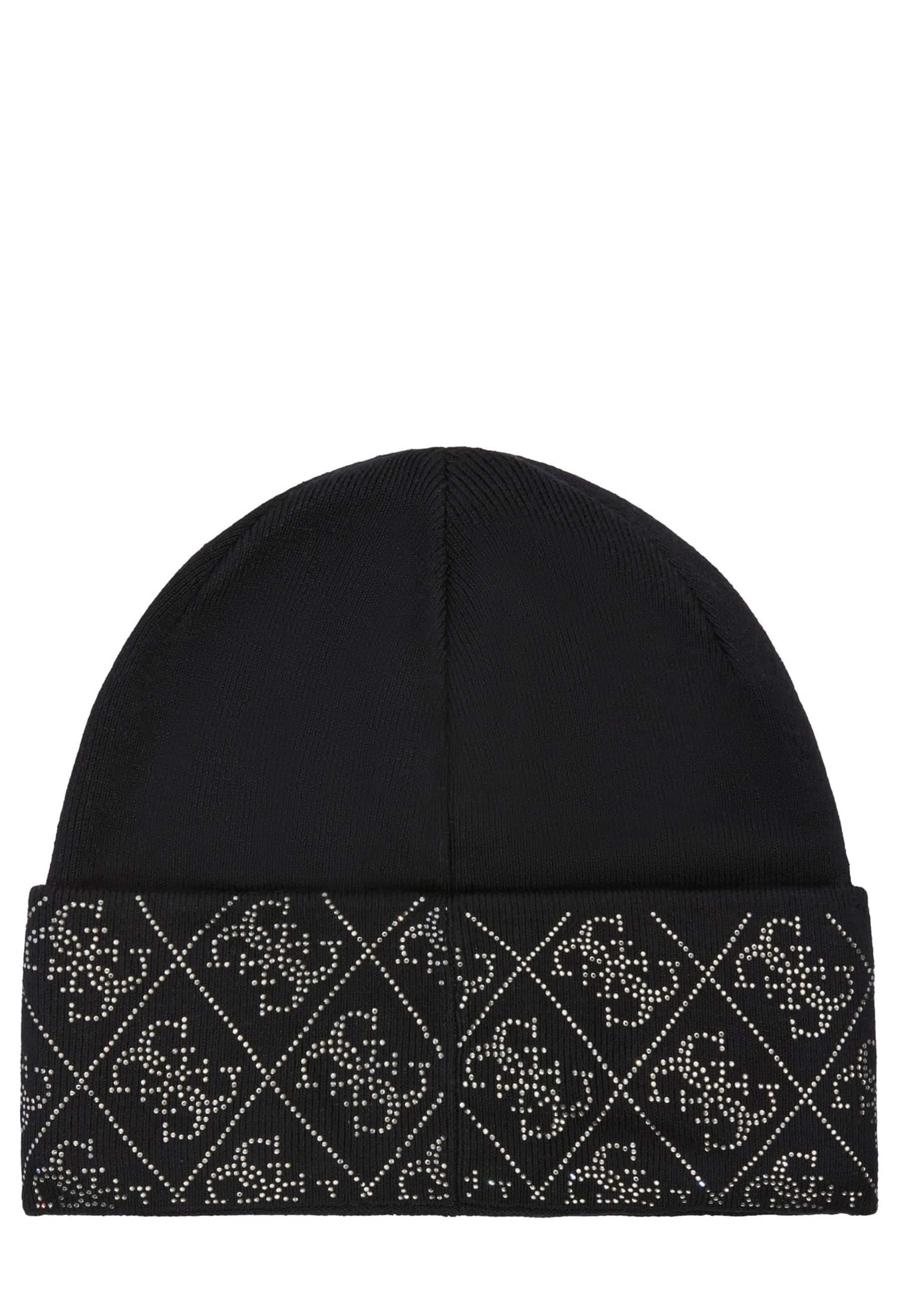 Bonnet Logo Strass, GUESS