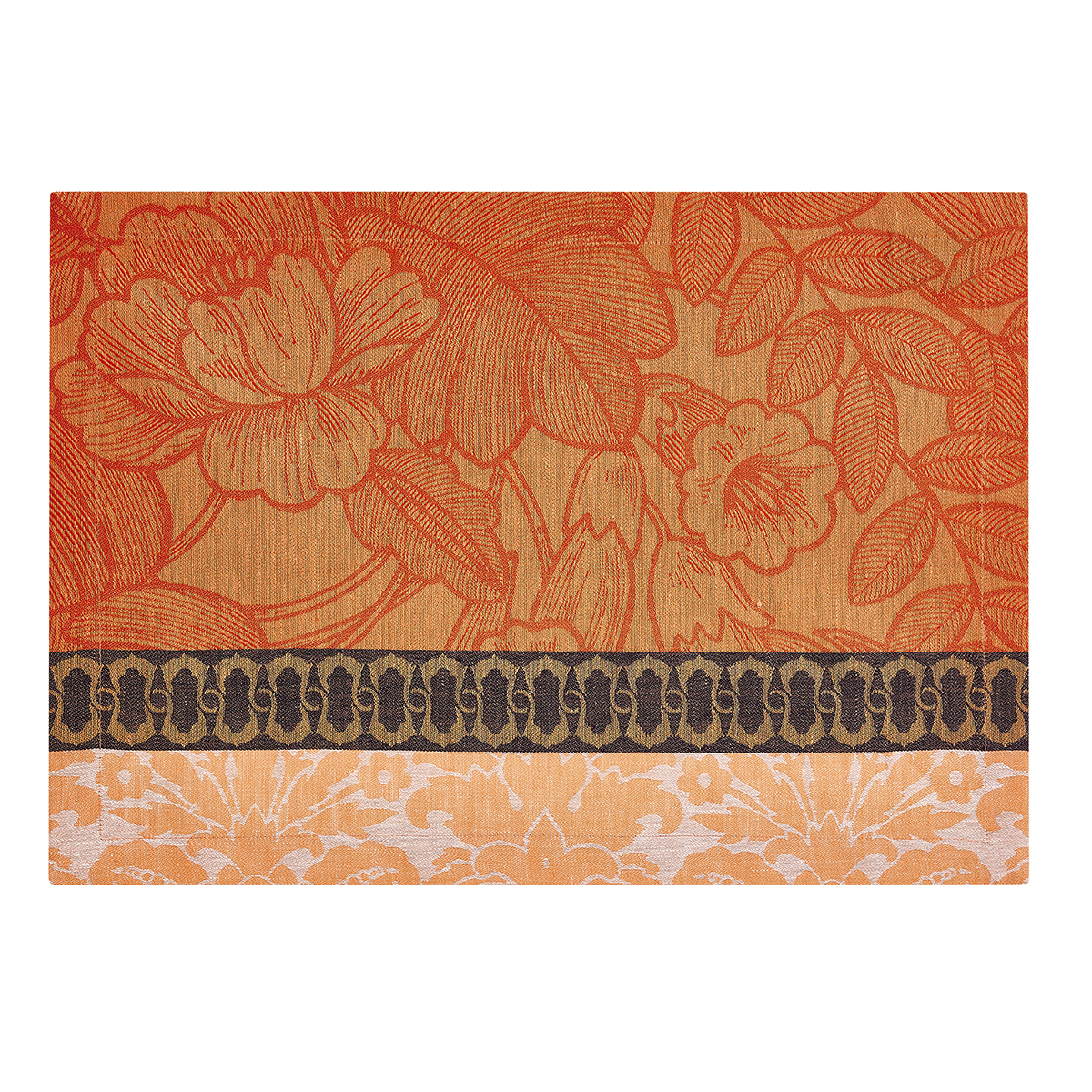 Set de table en Lin, ESCAPADE TROPICALE, LE JACQUARD FRANCAIS