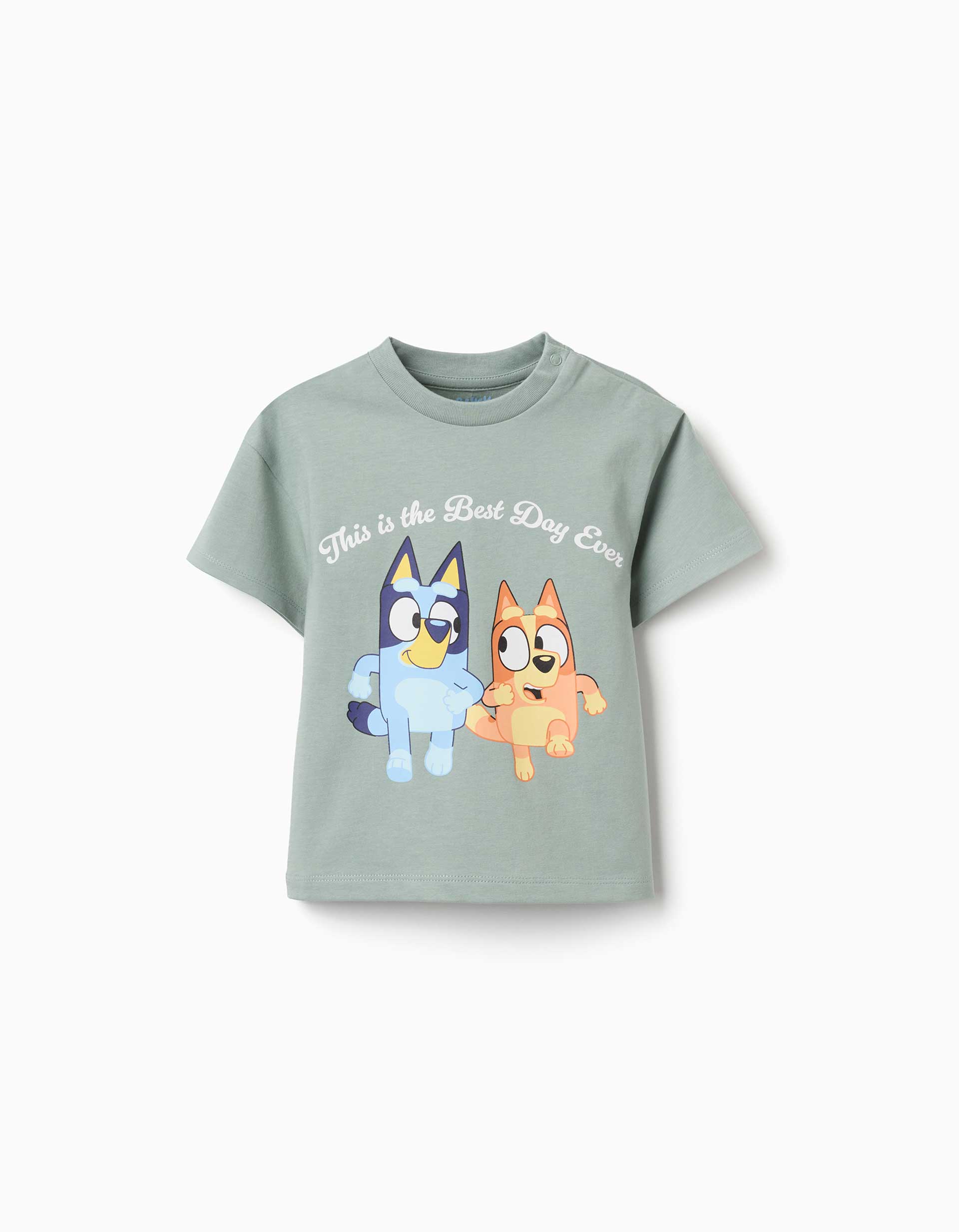 T-shirt en coton avec imprimé Bluey et Bingo, ZIPPY