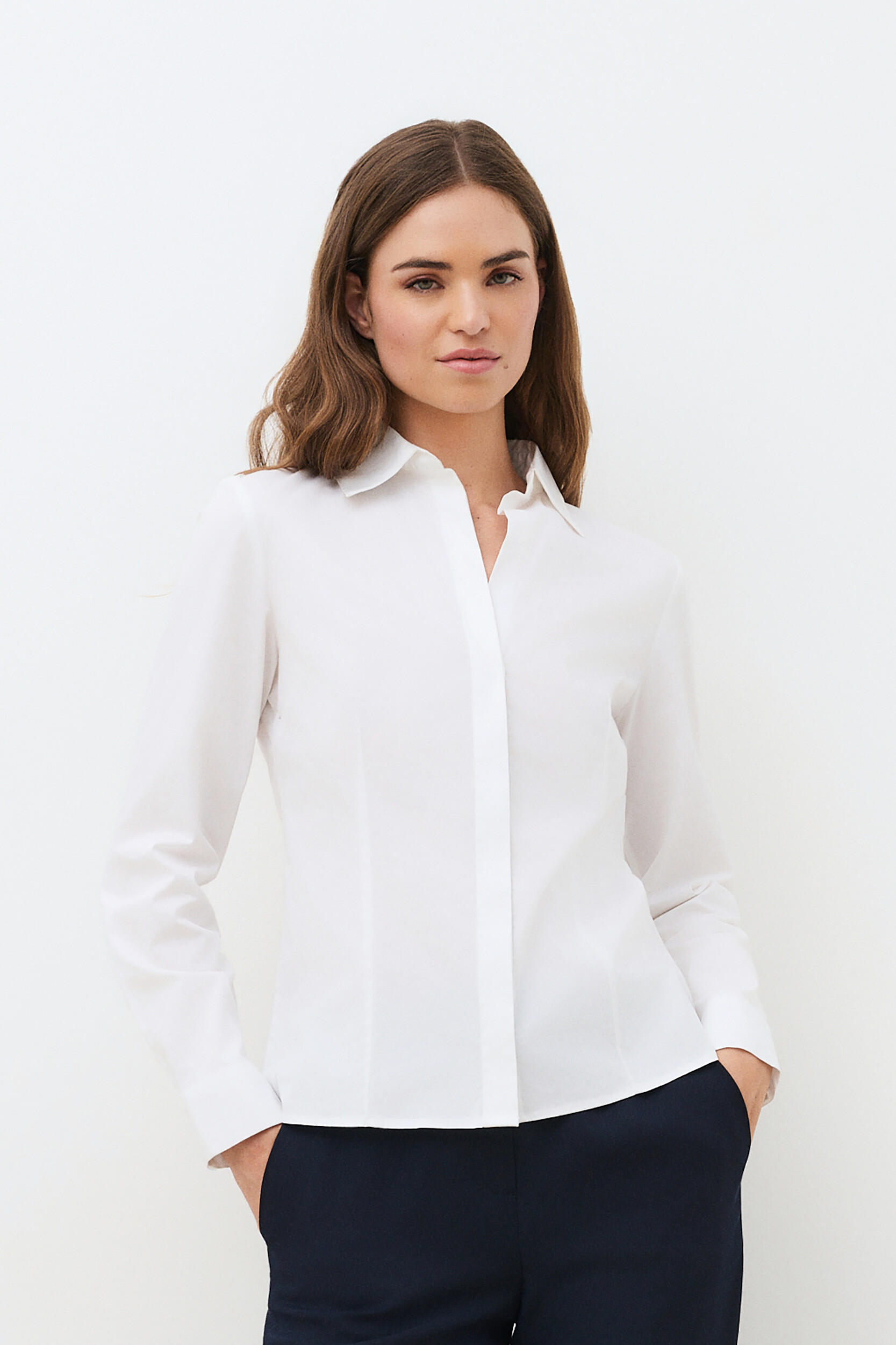 Chemise droite en coton CSENSUEL, CAROLL