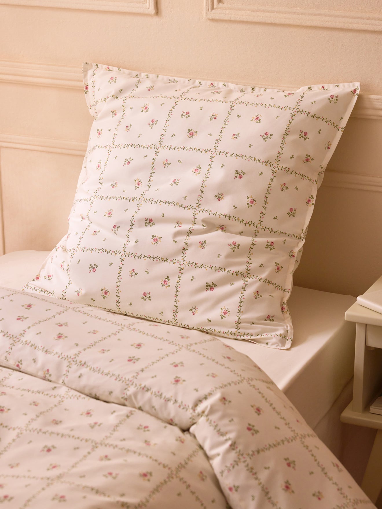 Taie d'oreiller percale de coton "Léopoldine", CYRILLUS