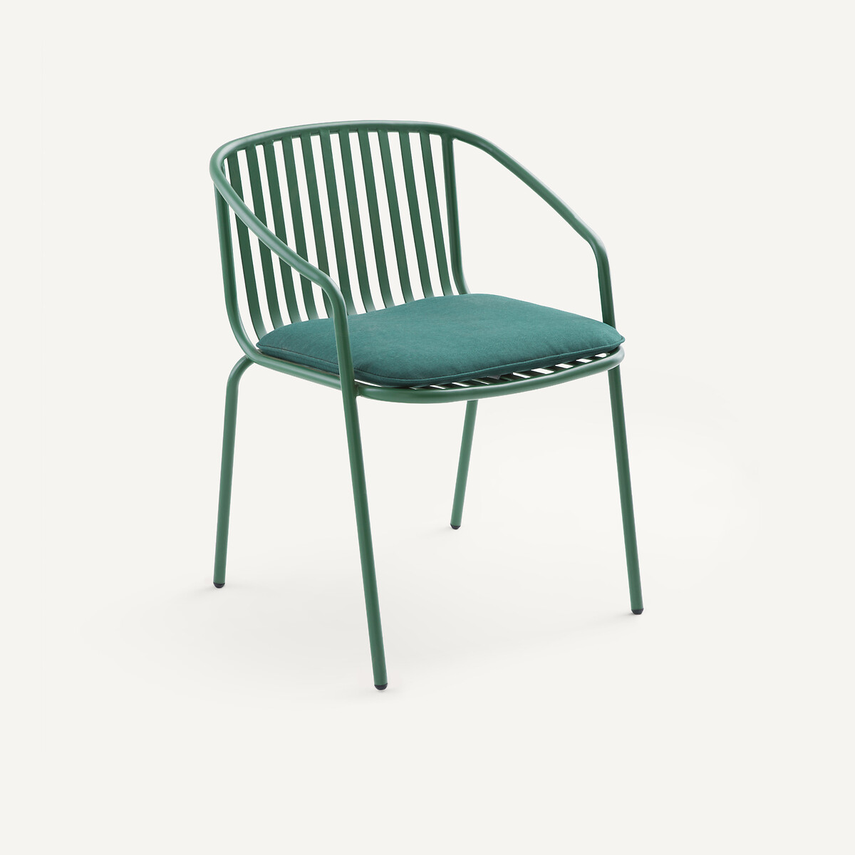 Fauteuil de table de jardin en métal acier, CIARA, AM.PM