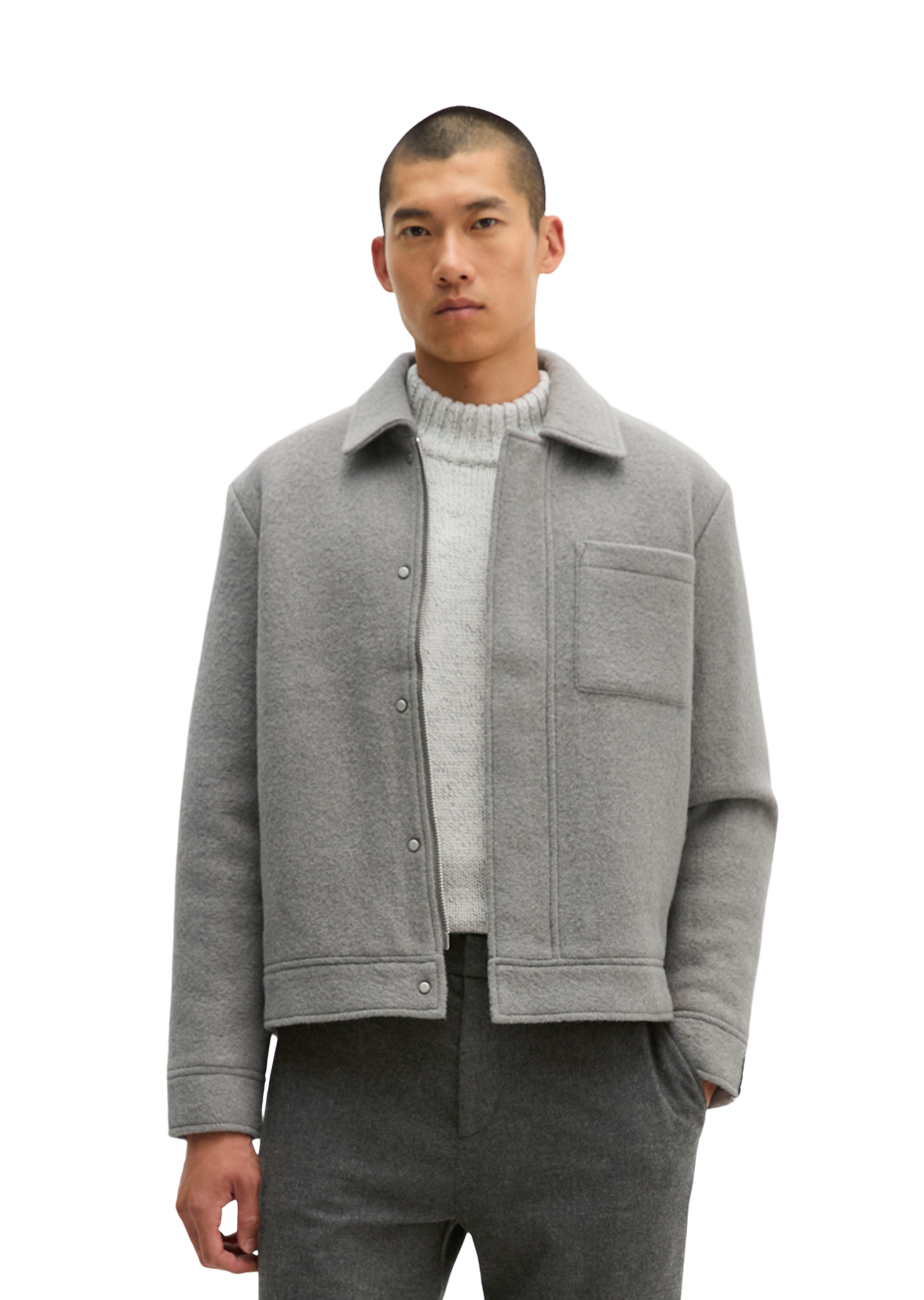 Blouson en laine coupe classique légèrement rembourré, MARC O'POLO