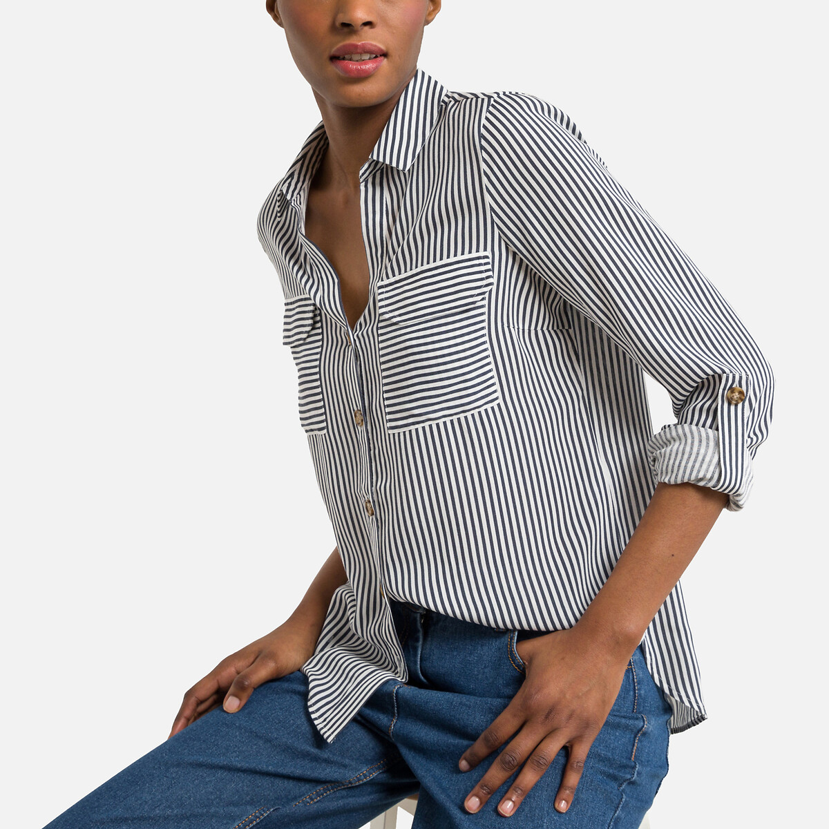 langærmet bluse Vero Moda | La Redoute