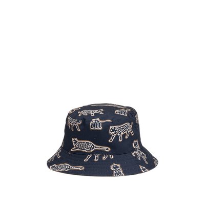 Animal Print Bucket Hat in Cotton LA REDOUTE COLLECTIONS
