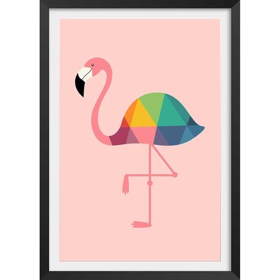 Affiche  flamingo so girly HEXOA