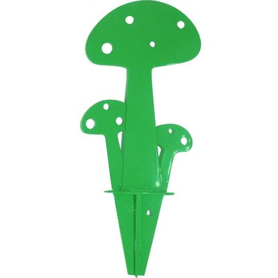Champignon déco en métal vert 15 cm JARDINDECO