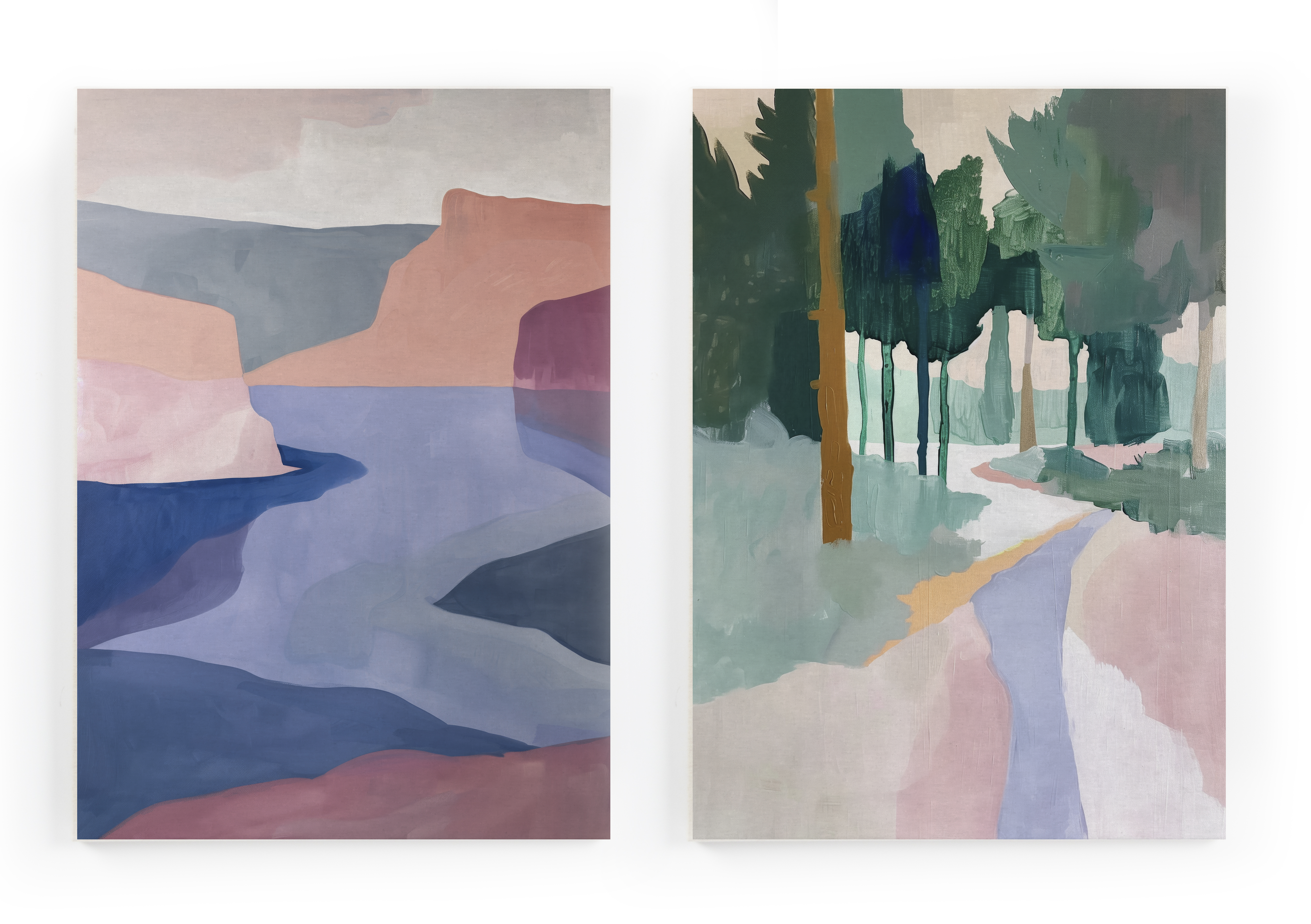 Set 2 Peintures sur toile 60x40 imprimé HD, REALLY NICE THINGS