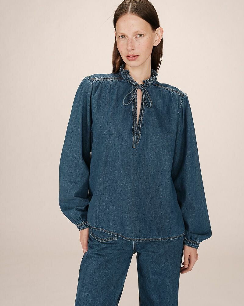 Blouse in denim SALSA