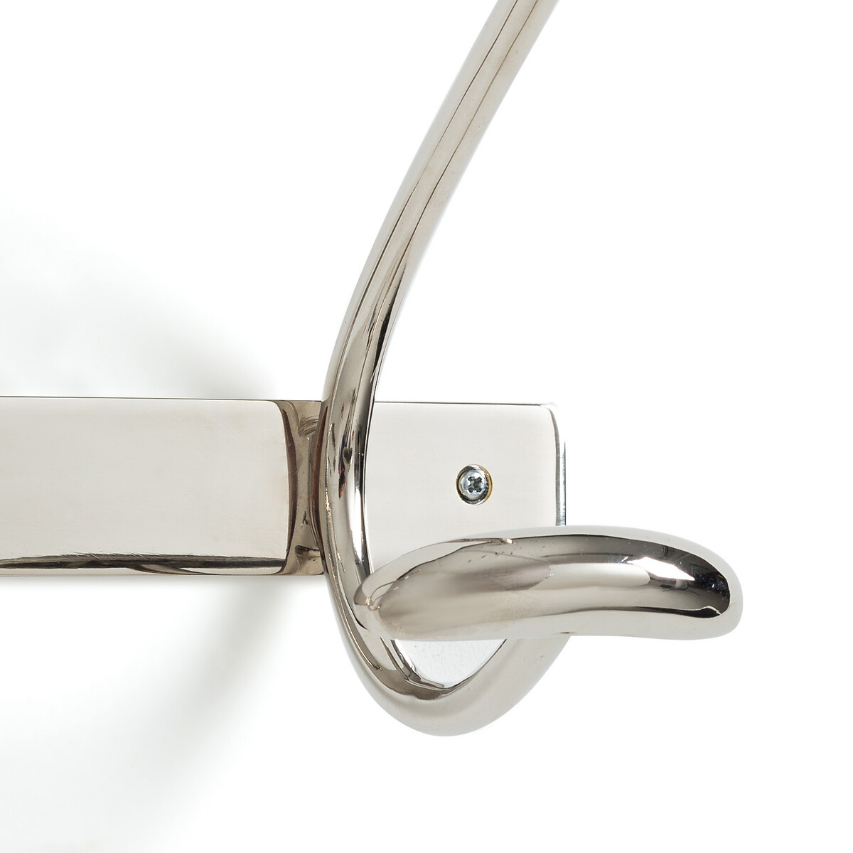 Product photograph of Mathilda Chrome Metal Coat Hook from La Redoute UK.