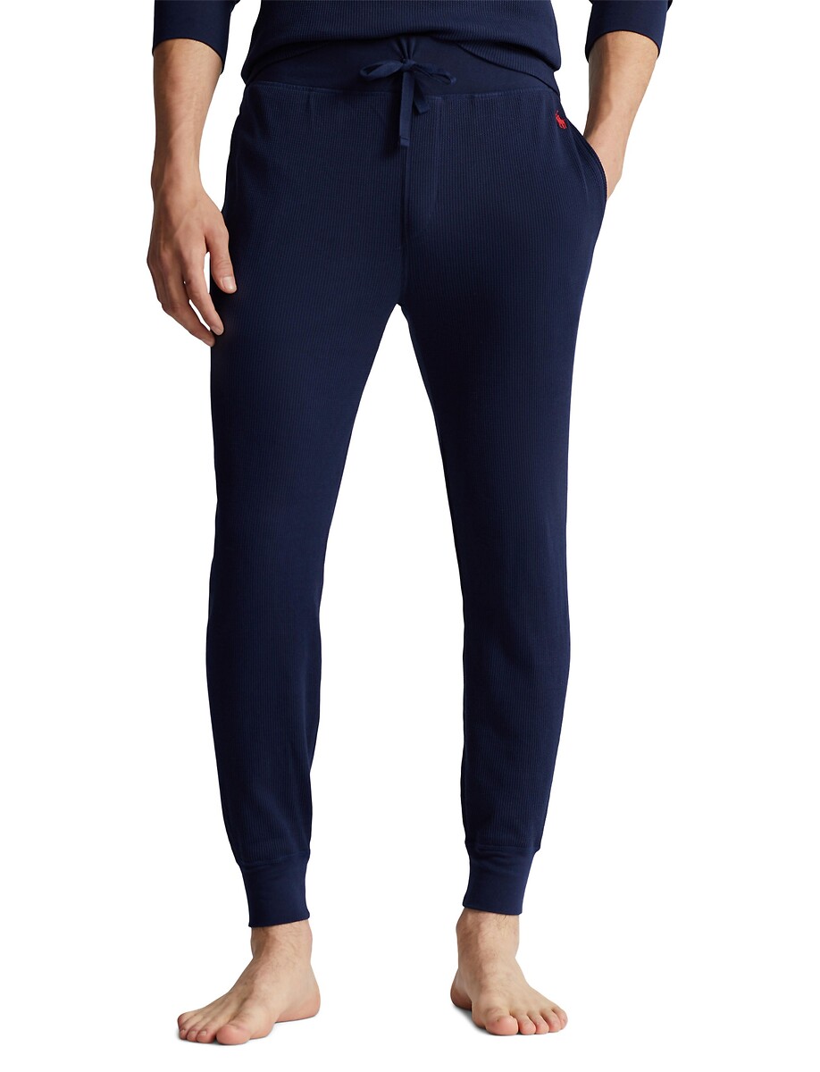 Pantalon de pyjama en maille gaufrée, POLO RALPH LAUREN