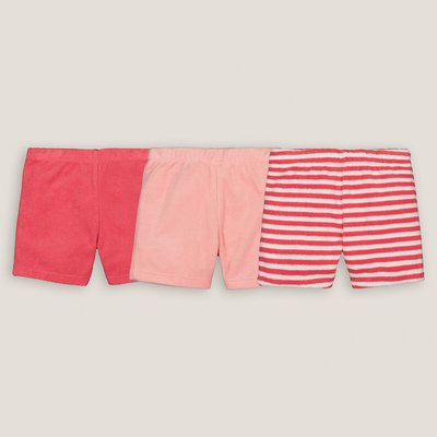Pack of 3 Shorts in Cotton Mix LA REDOUTE COLLECTIONS