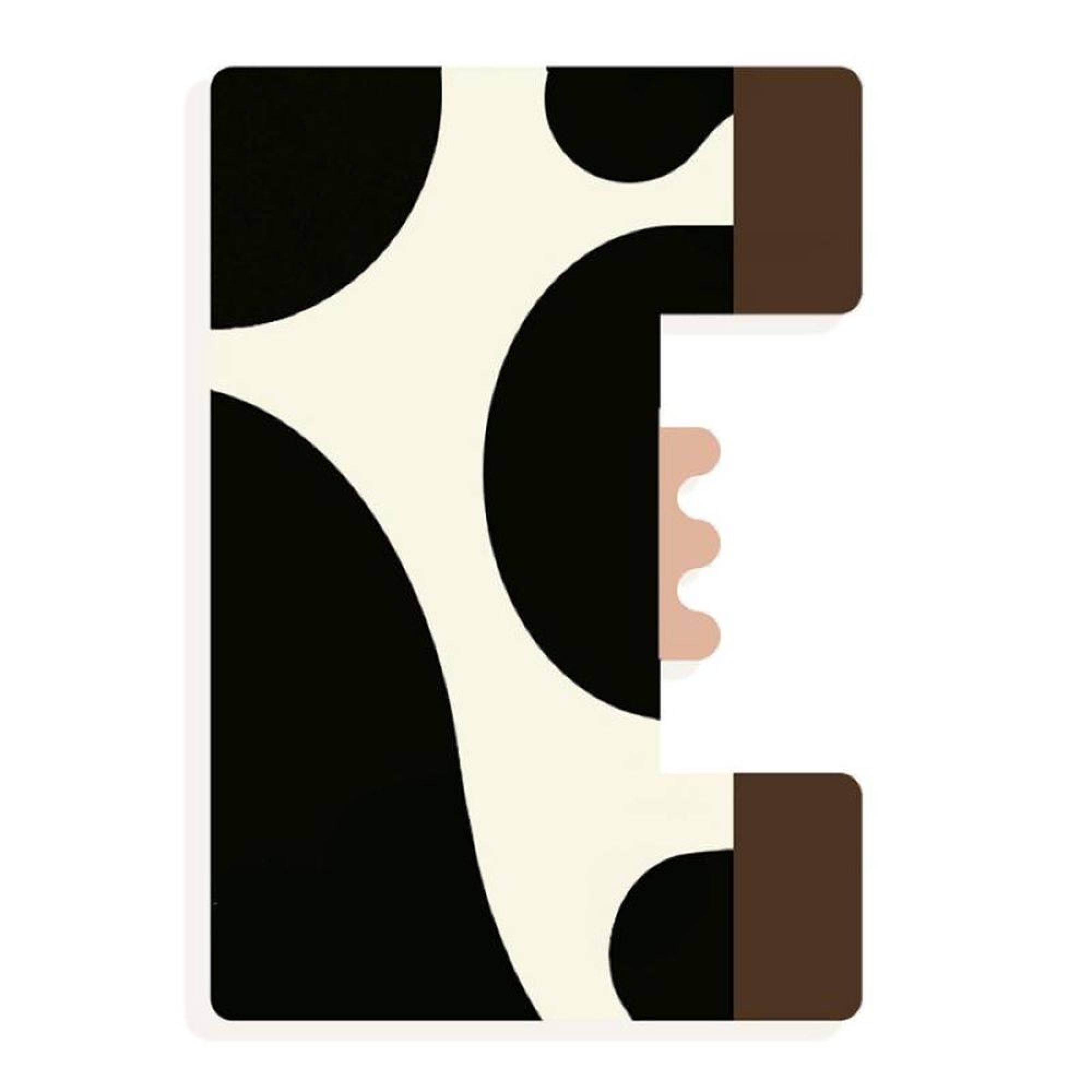 Lettre animaux graphiques E, DJECO