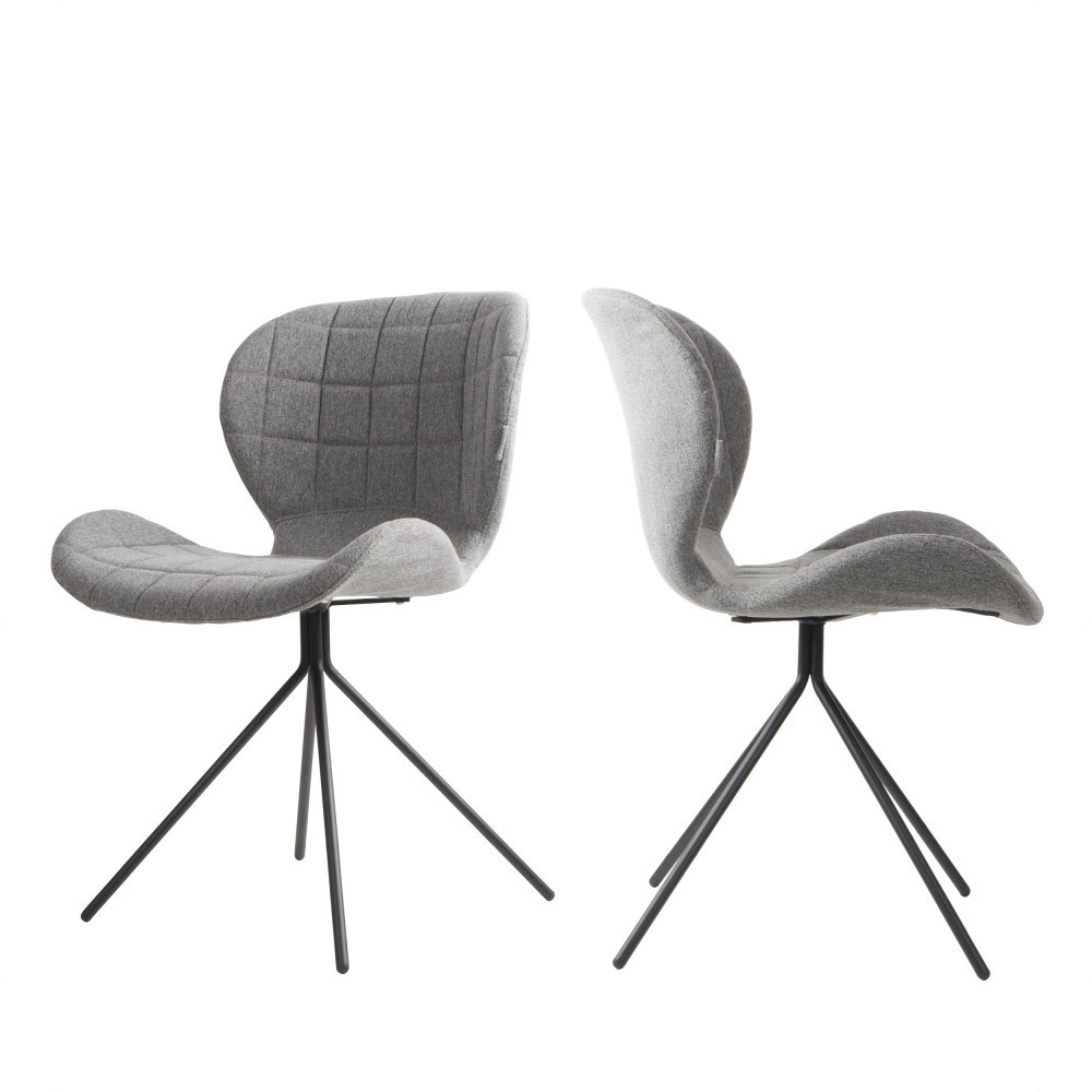 Lot de 2 chaises design- OMG, ZUIVER
