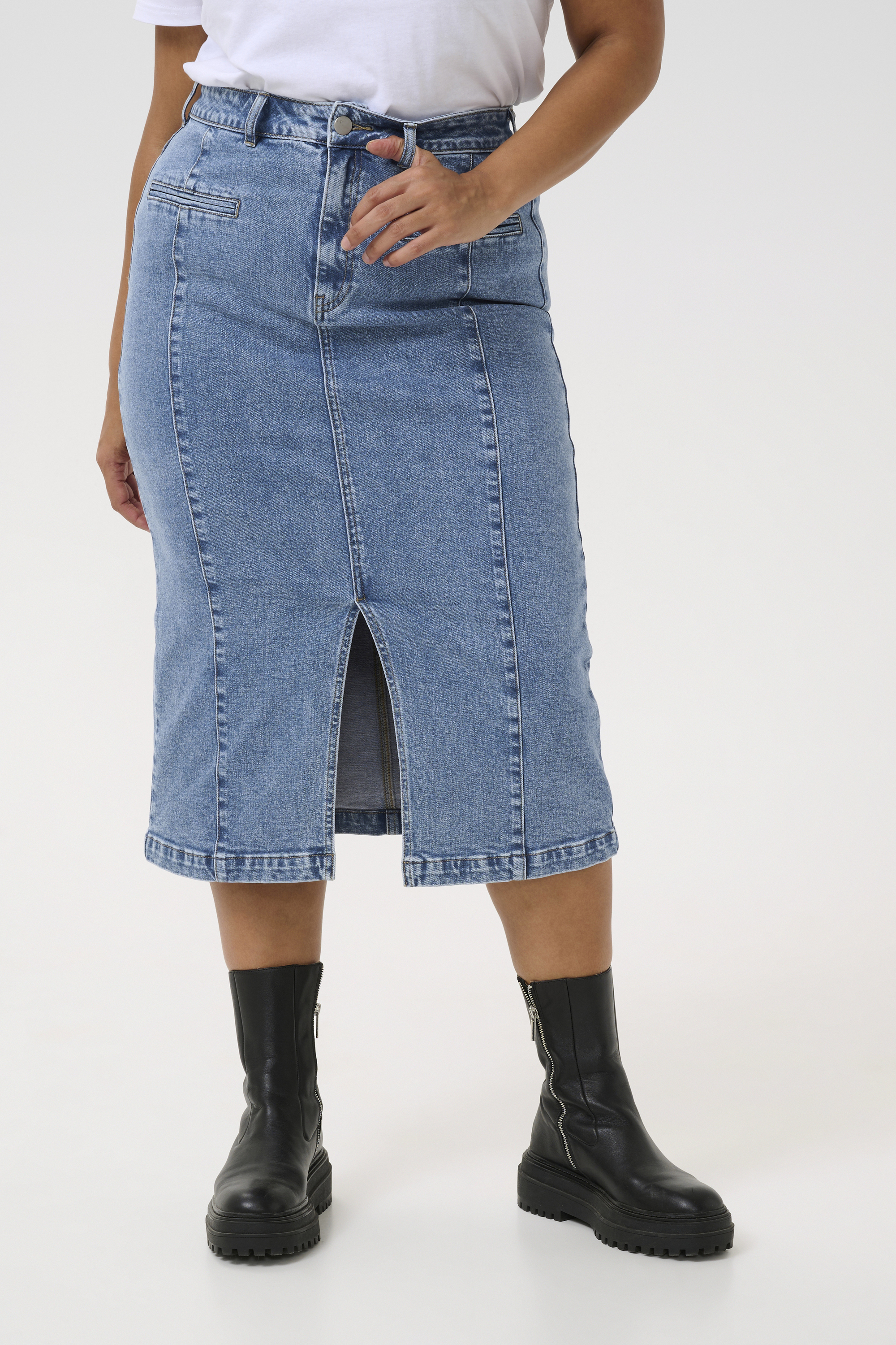 Skirt, KAFFE CURVE