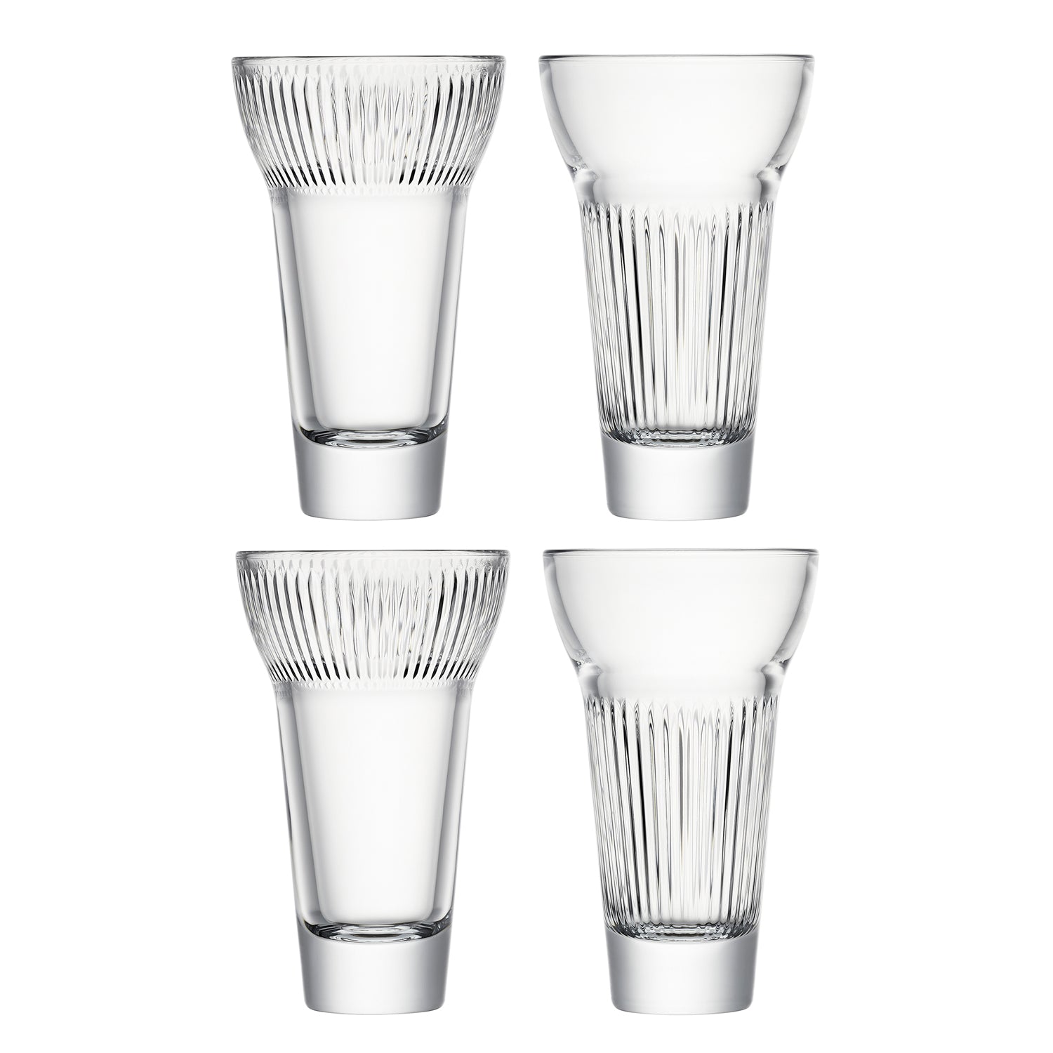 Coffret de 4 verres à pastis, CALANQUES, LA ROCHERE