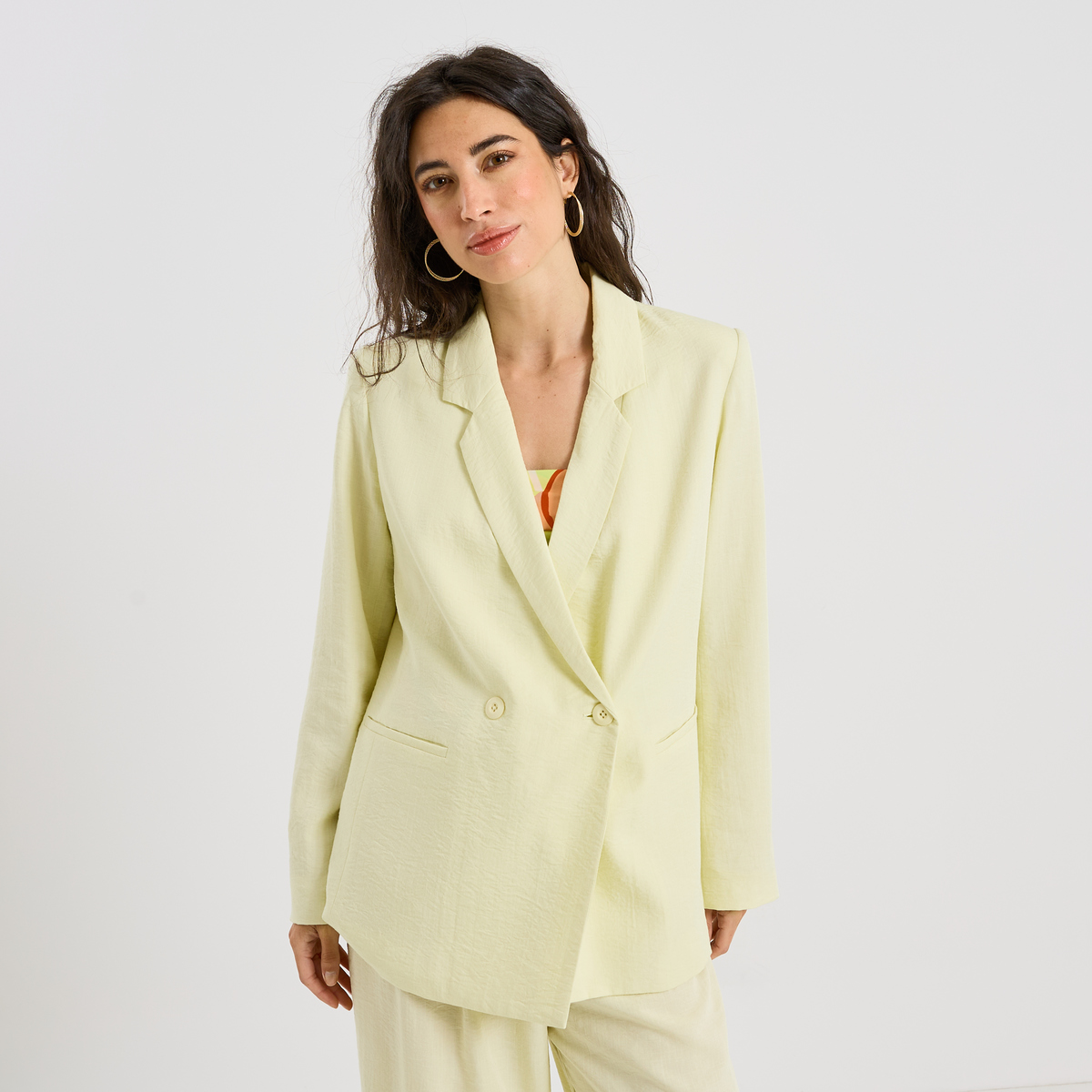 Blazer oversize double boutonnage, GRAIN DE MALICE