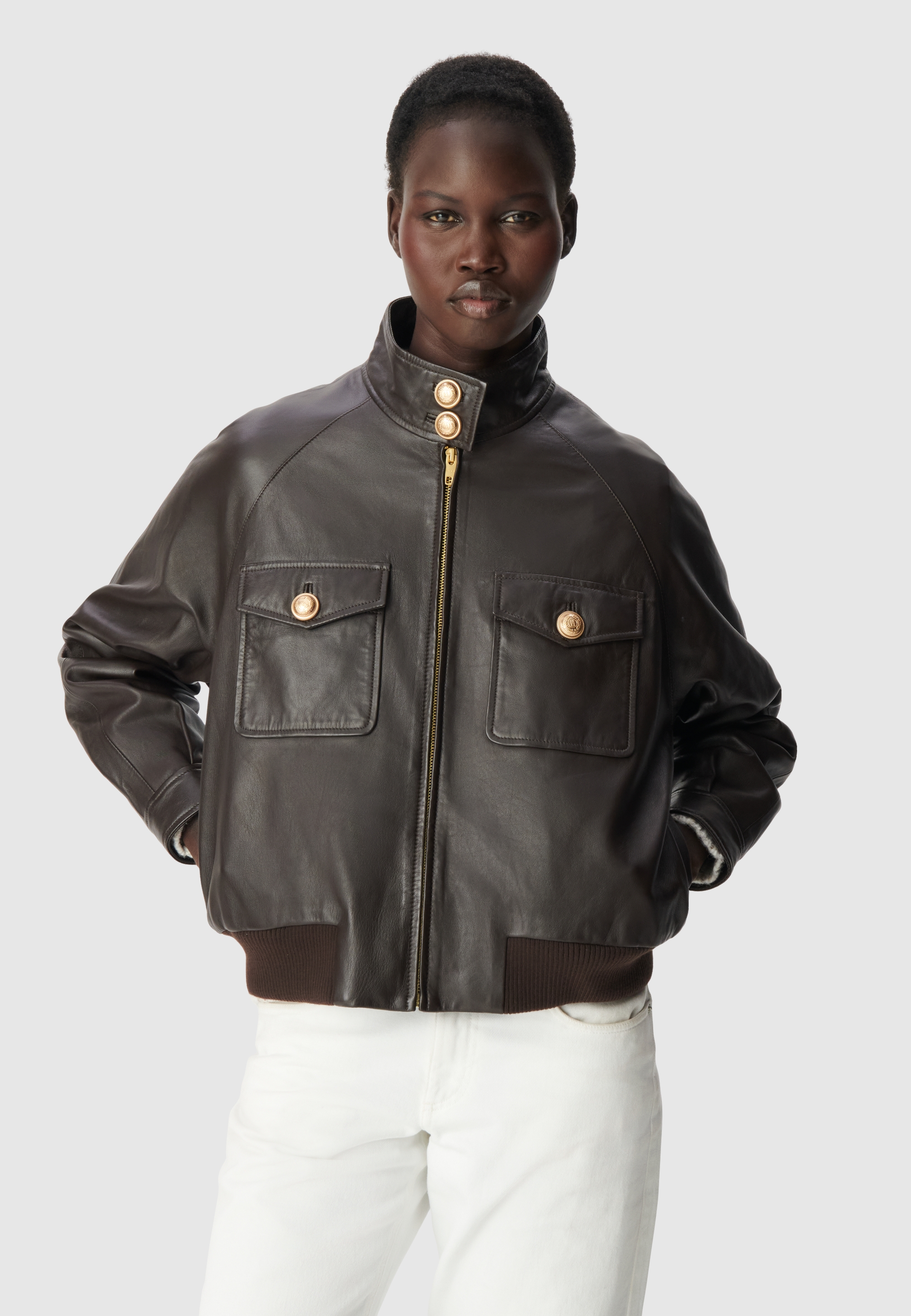 Blouson cuir, IKKS