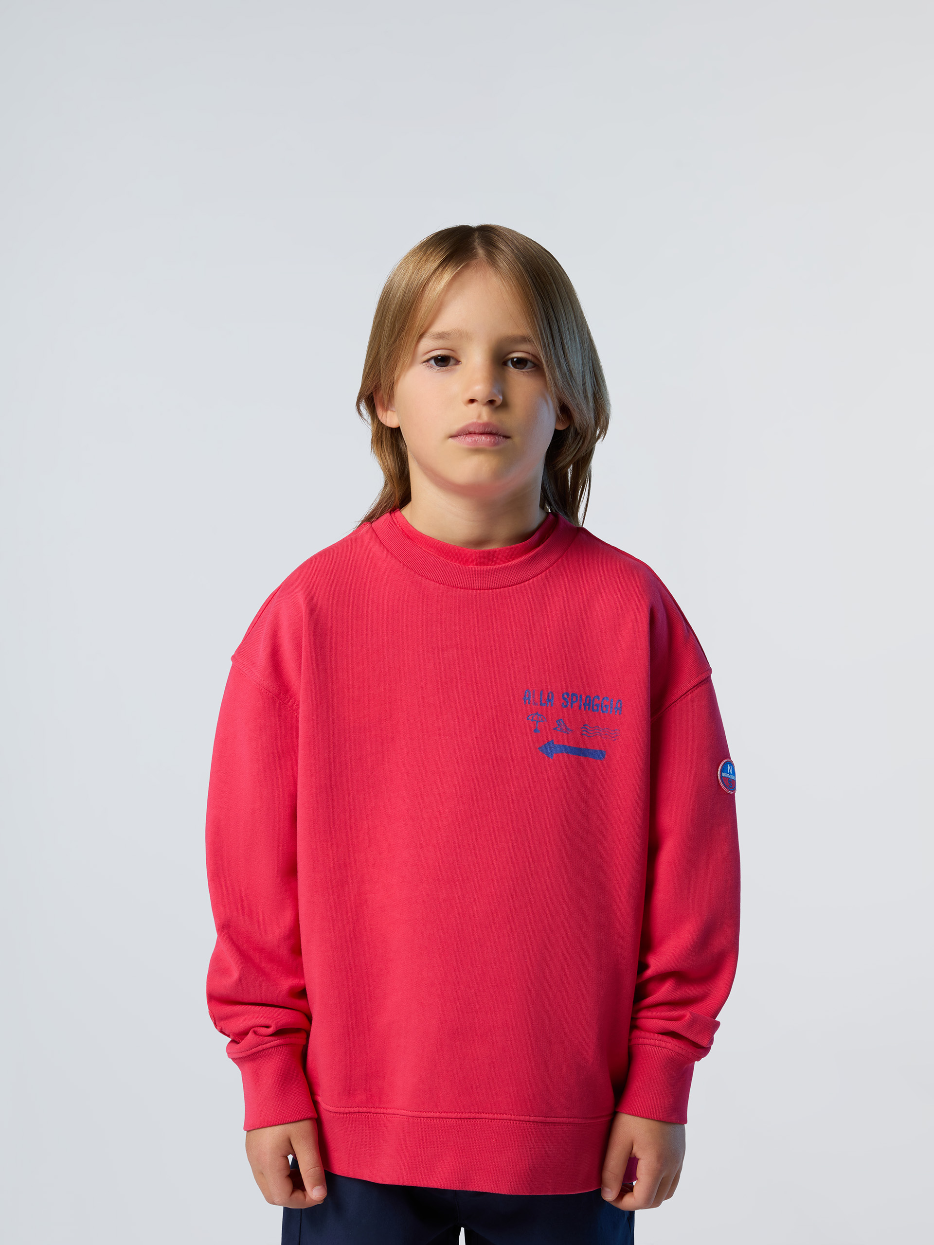 Sweat-shirt à imprimé plage, NORTH SAILS
