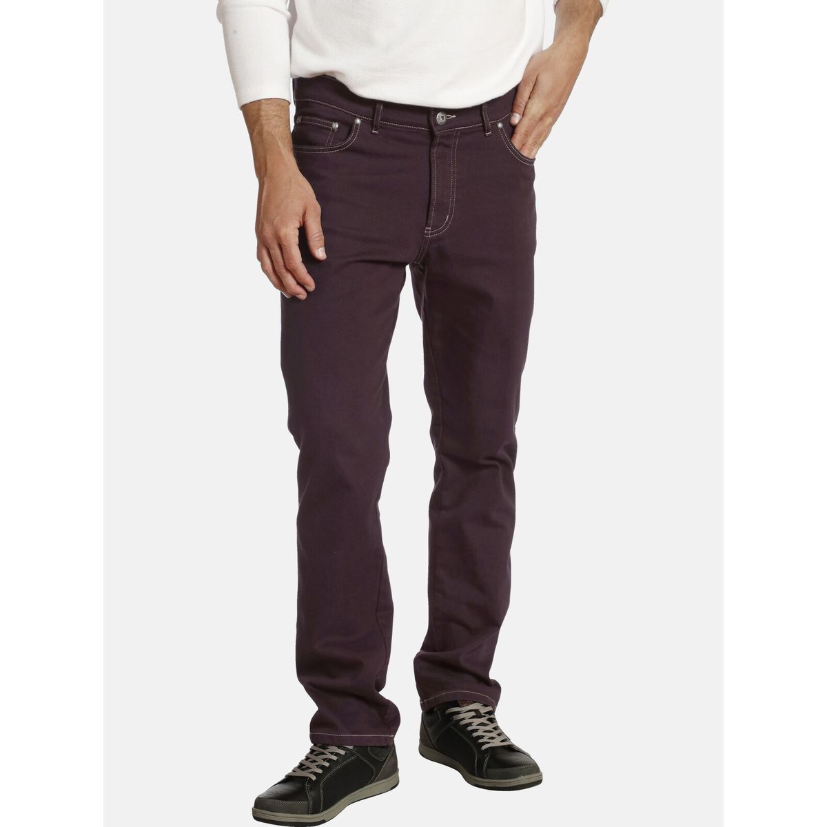 Jean bordeaux clearance homme