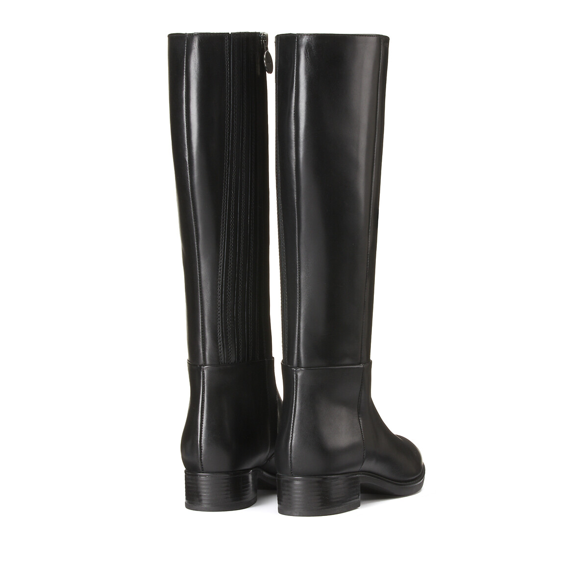 Bottes cuir d felicity noir Geox La Redoute