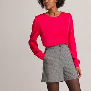 Blouse col rond, manches longues