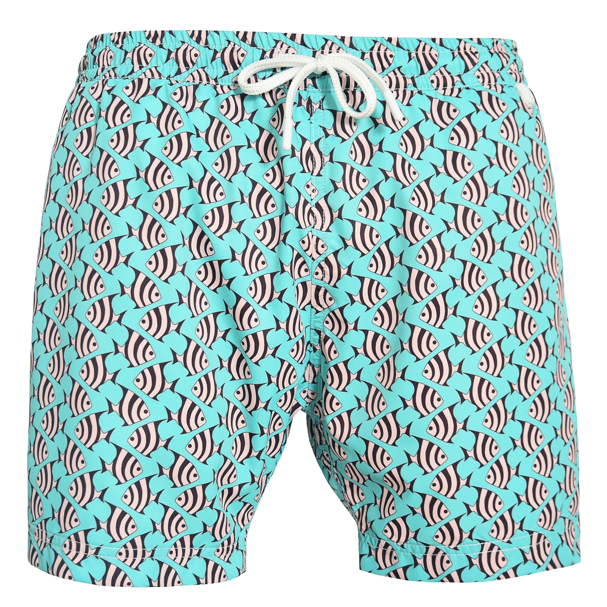 Short de bain MONTAUK 2523 striped fish, LES LOULOUS DE LA PLAGE
